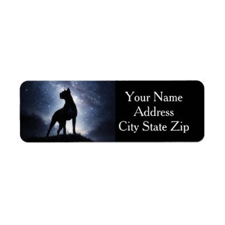 Boxer Dog Return Address