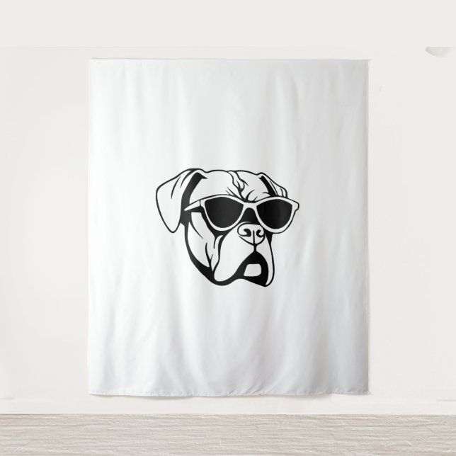 Boxer Dog Tapestry (Front)