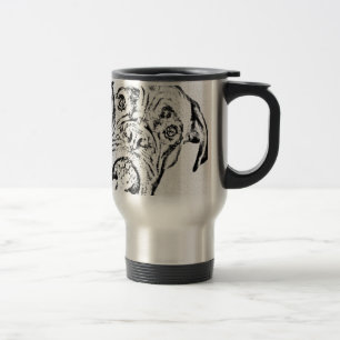 Boxer Dog Travel Mug
