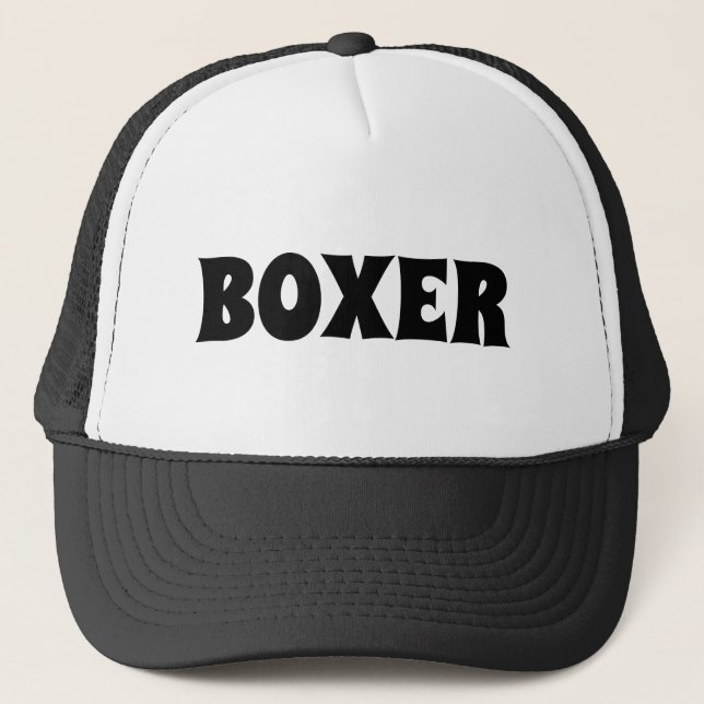 BOXER DOG TRUCKER HAT (Front)