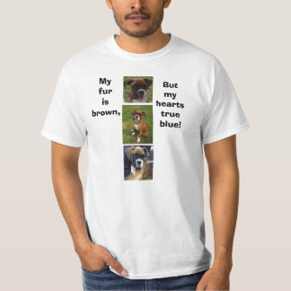 BOXER DOG TRUE BLUE tee