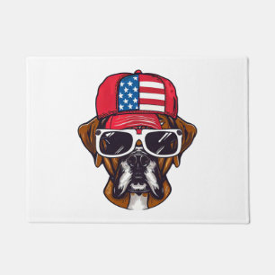Boxer Dog USA Doormat