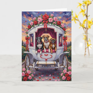 Boxer Dog Valentine's Day Card