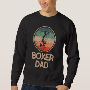 Boxer Dog Vintage Boxer Dad Sweatshirt