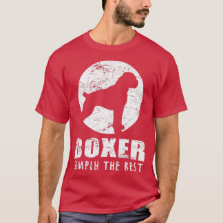 Boxer Dog Vintage Boxer Simply The Best Dog T-Shirt