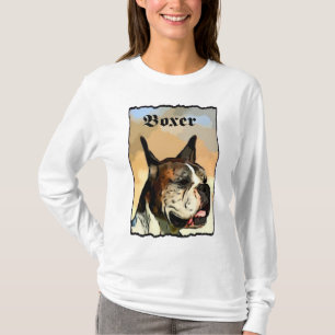 Boxer dog womens shirt