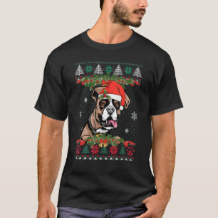 Boxer Dog Xmas Santa Funny Ugly Christmas Sweater