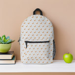 Boxer Dogs Pattern Personalised Printed Backpack<br><div class="desc">Personalise this fun dog breed design with a monogram, name, pet's name, or text of your choice to create the perfect one of a kind gift for dog owners and enthusiasts. Looking for a different colour? No problem! Simply click the "Customise" button and select the background colour of your choice....</div>