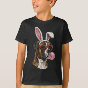 Boxer Easter Bunny Dog Lover T-Shirt