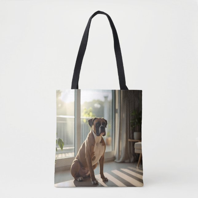 Boxer Elegant Tote Bag (Front)