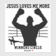 BOXER FIGHTER JESUS LOVES ME MORE - Winners Circle