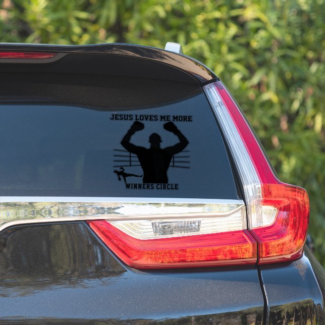 BOXER FIGHTER JESUS LOVES ME MORE - Winners Circle (Car Side)