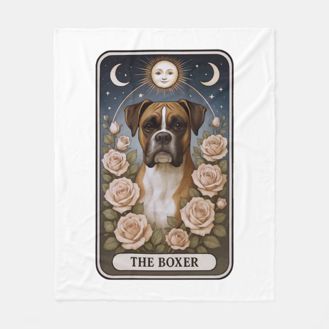 Boxer Fleece Blanket (Front)