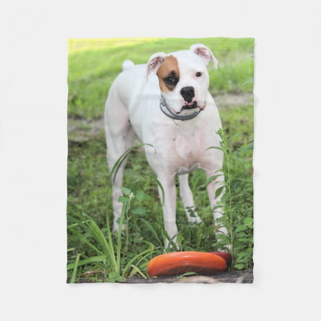 Boxer Fleece Blanket (Front)