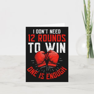 Boxer Funny Boxing Card