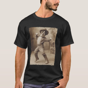 Boxer Funny Dog Silly Cowboy T-Shirt