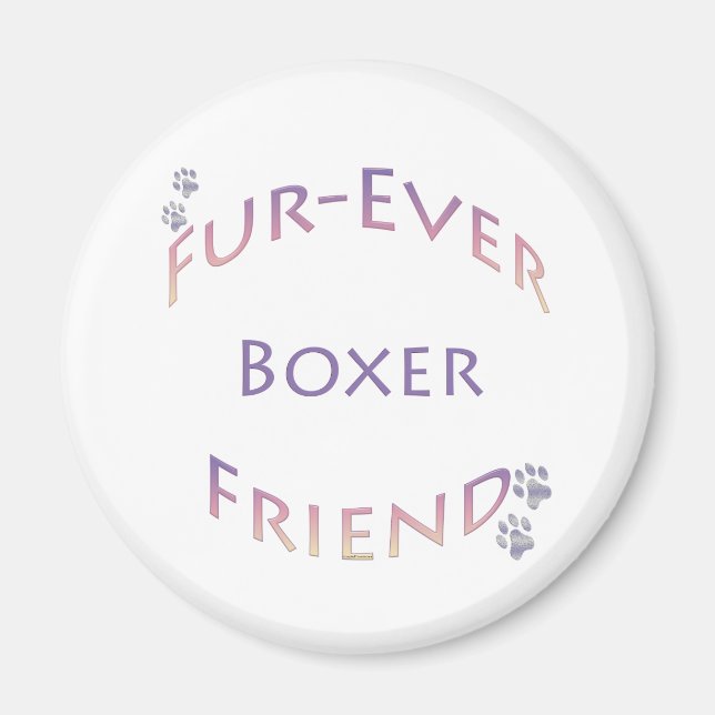 Boxer Furever Magnet (Front)