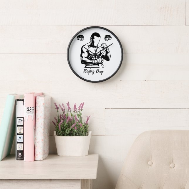 BOXER GIFT FOR MEN CLOCK (Reading Room)
