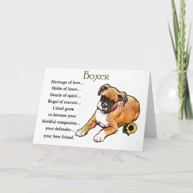 Boxer Gifts Card (Front)