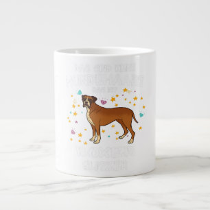 Boxer Glitter Dog Pet Lover Gift Ideas Large Coffee Mug