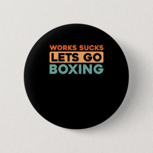 Boxer Gloves - Fighter Sparring Boxing 6 Cm Round Badge