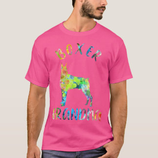 Boxer Grandma Dog Grandma Funny Boxer Owner T-Shirt