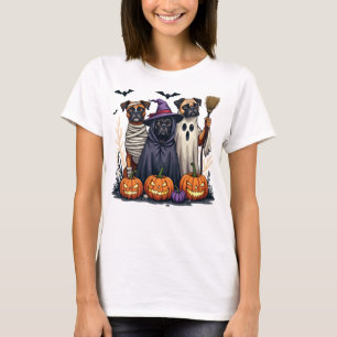 Boxer Halloween Costume Cute Spooky Dog Lover T-Shirt