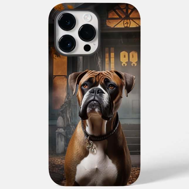 Boxer Halloween Scary Case-Mate iPhone Case (Back)