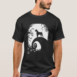 Boxer Halloween Under The Moonlight Spooky Dog T-Shirt