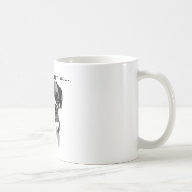Boxer Happy Face Coffee Mug (Right)