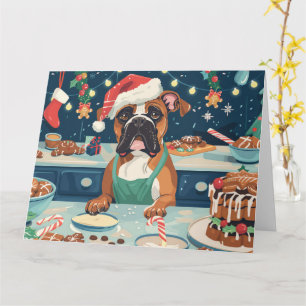 Boxer Holiday Baking: Festive Christmas Card
