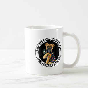 Boxer I Love Mum Tattoo Apparel, Dogs And Tattoos Coffee Mug