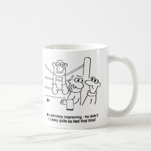Boxer in the Boxing Ring. Funny Boxing Match Coffee Mug
