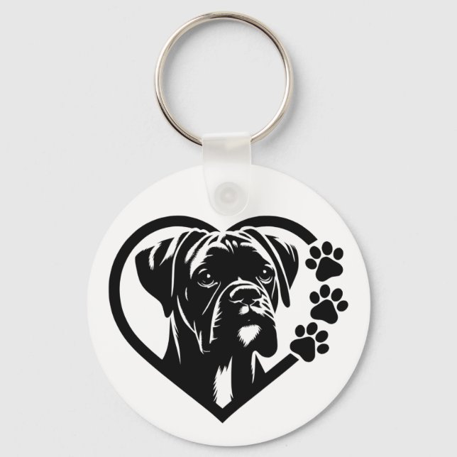 Boxer Key Ring (Front)