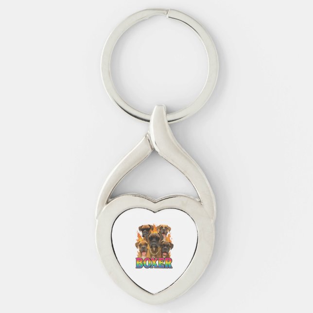 Boxer  key ring (Front)