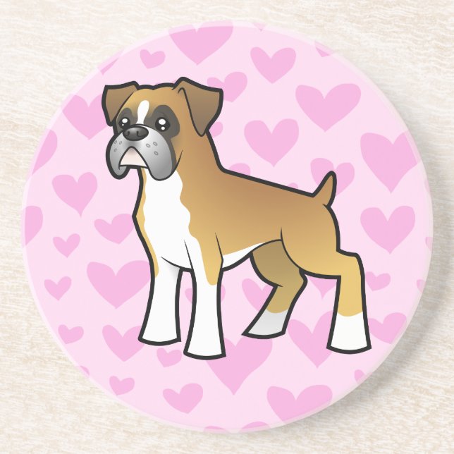 Boxer Love Coaster (Front)