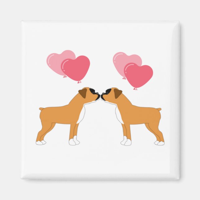 Boxer Love Magnet (Front)