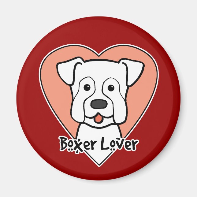 Boxer Lover Magnet (Front)