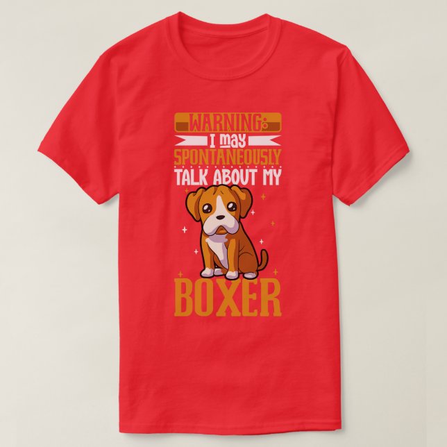 Boxer lover T-Shirt (Design Front)
