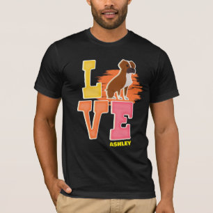 Boxer lovers cute colour T-Shirt