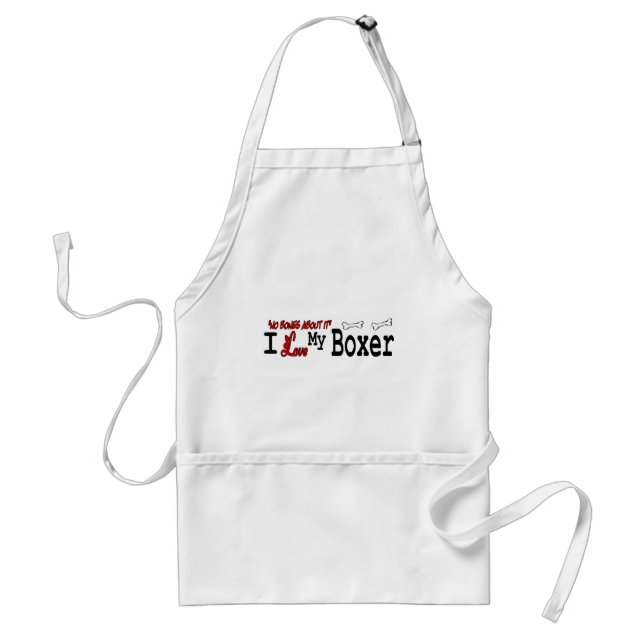 Boxer Lovers Gifts Standard Apron (Front)