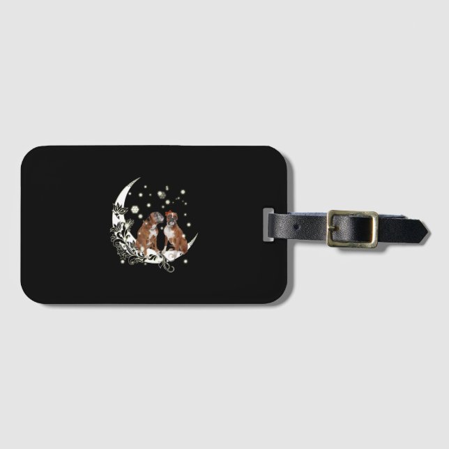 Boxer Luggage Tag (Front Horizontal)