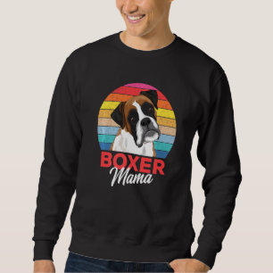 Boxer Mama Cute Boxer Dog Mum Girls Sweatshirt