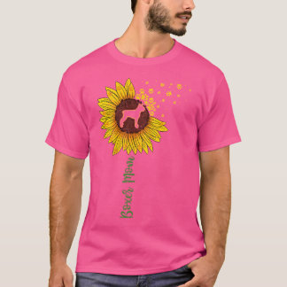 Boxer Mama Sunflower Mothers Day Dog Mum T-Shirt