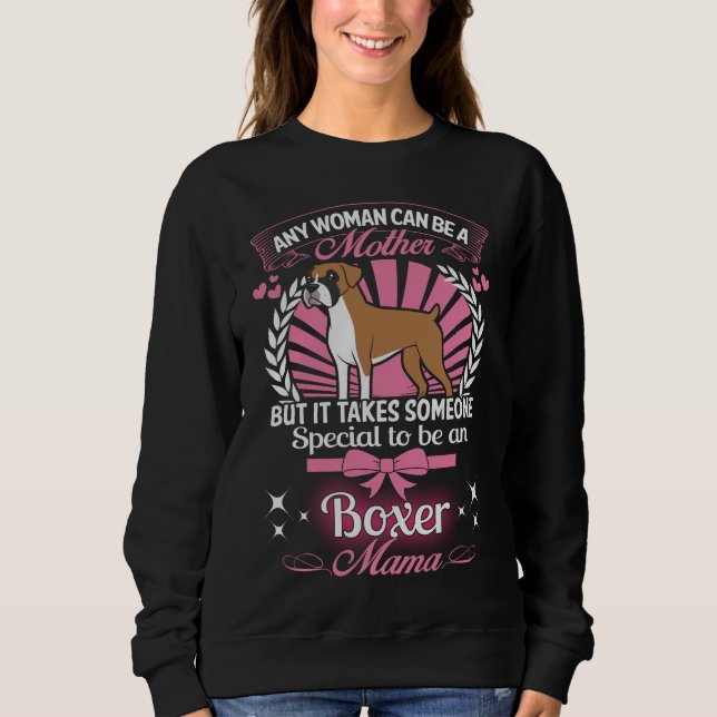 Boxer Mama Sweatshirt (Front)