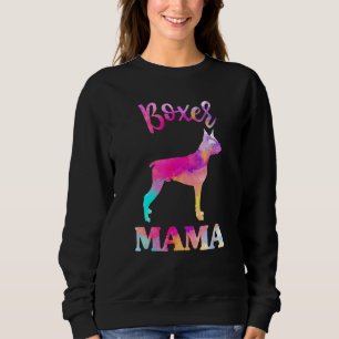 Boxer Mama  Women Mothers Day Dog Mum Sweatshirt