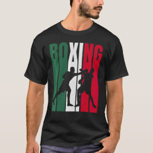 Boxer Mexican Flag Boxing T-Shirt