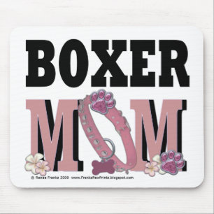 Boxer MOM Mouse Pad