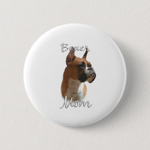 Boxer Mum 2 6 Cm Round Badge