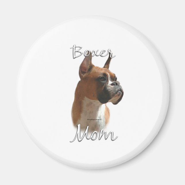 Boxer Mum 2 Magnet (Front)